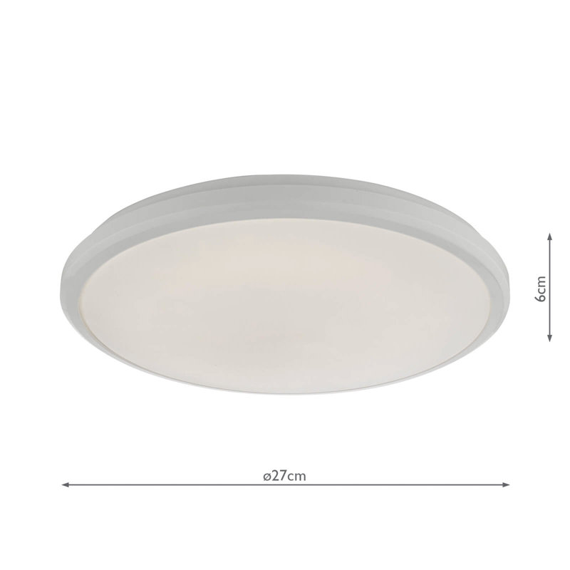 Chrysafo Plastic LED Flush Mount