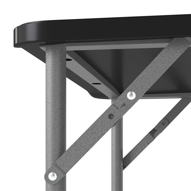 Table pliante rectangulaire de camping en plein air Ballantine, Noir