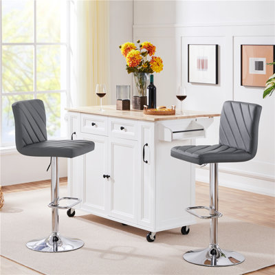 color Swivel Yes Upholstered Faux Leather Yes Bar Stool