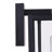 Black Rectangular Double-Bulb Outdoor Wall Light-1955256283-1957352953