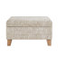 Grand repose-pieds avec rangement HomePop Camden