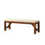 Banc de salle à manger en tissu