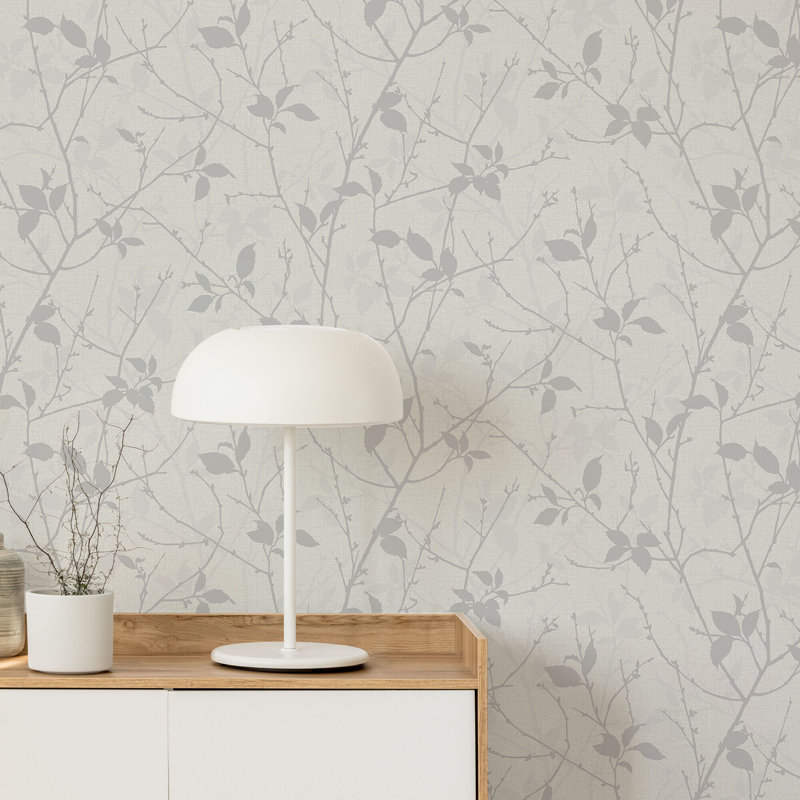 Boutique Belle Geometric Wallpaper, White