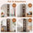 Melgarejo 71 Inches Tall Narrow Bookcase, 8-Tier Wood Bookshelf, Minimalist Corner Bookcase With Adjustable Shelves, Slim Media Tower Rack For Home Office Small Space-994443476