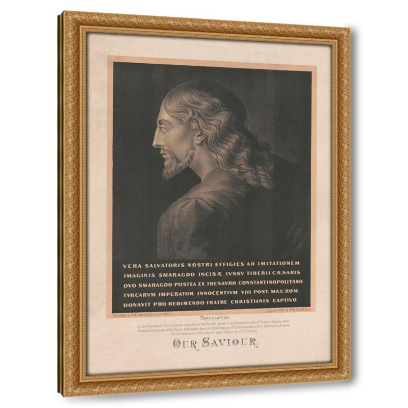 Our saviour (1880), 28" H x 33" W