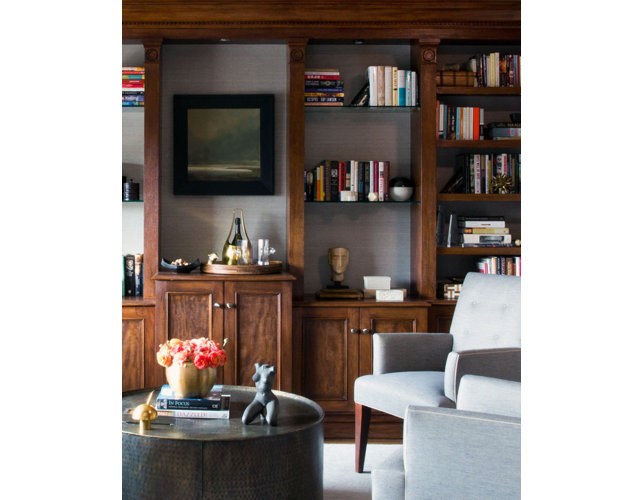 Built in bookshelf