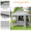 Abbey-Leigh 3 Person Porch Swing with Canopy