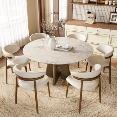 Table de salle à manger Amberly Option multi-tailles pour la salle à manger et le coin-repas
