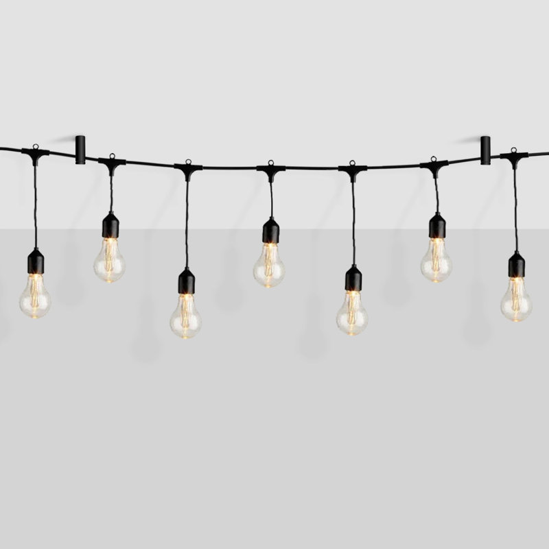 Ceiling Cable Mount Hook for Swag Pendant and Chandelier Lighting, Black