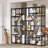 70.8" H X 39.4" W Steel Geometric Bookcase(set Of 2)-1393250691