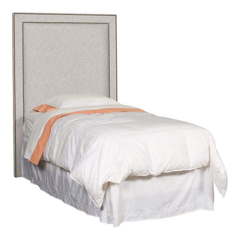 Tête de lit simple tapissier Hillary / Hank, Granit Navada, Oui