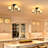 4-Light Industrial Semi Flush Mount 