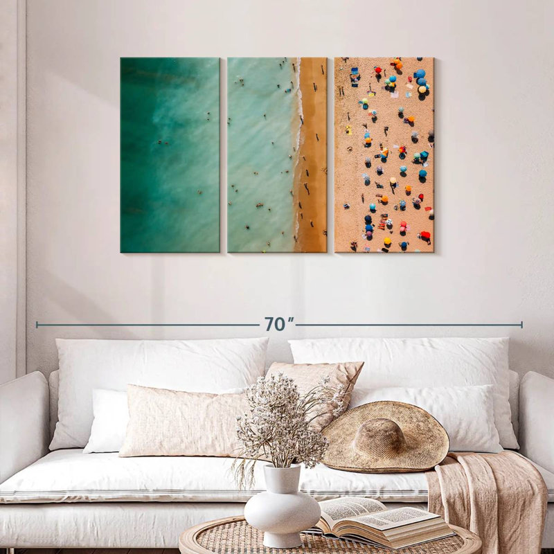 Gillard Zurriola Beach, 32" H x 50" W