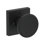 Solvang Privacy Knob with Contemporary Square Rose in Venetian Bronze