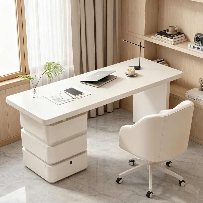 Petit bureau moderne de petite taille, H 29,53 po x l 55,12 po x P 23,62 po