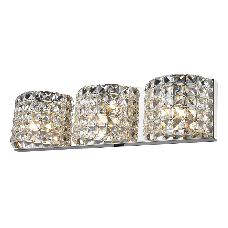 Teplyuk Modern 3-Light Crystal Vanity Light 