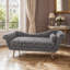 Chaise longue à accoudoirs à volutes Classic-130154160