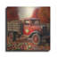  «Vintage Red Truck At Orchard 3» par Rey Klimt, art mural en métal, 12 po x 12 po-1418490673