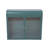 2-Door Wall-Mounted Metal Storage Cabinet With Tempered Glass Doors & Shelves For Bathroom, Kitchen, Living Room & Office, Bathroom Storage-507691081