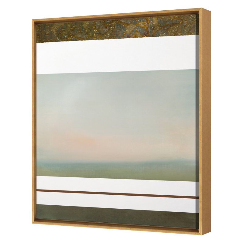 Found 2 Print by Lesley Frenz, Gold, 50" H x 40" W x 2" D