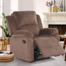 Brevik 34.8" Wide Contemporary Breathable Skin Friendly Microfiber Fabric Soft Padded Manual Recliner Chair