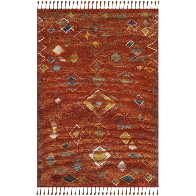 Tapis en laine, coton et groseille Lauren Ralph Lauren Nahla, Rectangle 9 pi x 12 pi