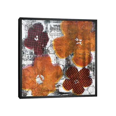 Four Flowers And Unexpected Chemical Reaction by Taylor Smith - Painting on Canvas