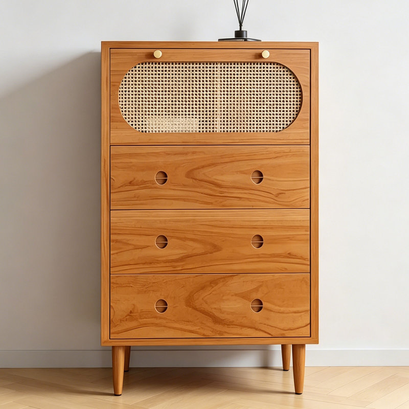 Commode d'appoint moderne et minimaliste,  H 47,24 po x l 27,55 po x P 15,74 po