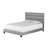 Boyd Sleep Piedmont Upholstered Platform Bed Frame Mattress Foundation with Tri-Panel, Adjustable Height Headboard and Strong Wood Slat Supports, Faux Leather-1942031311-1942031304
