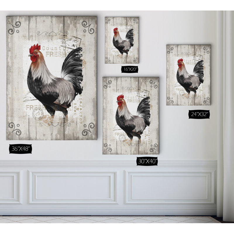 « country fraîche », reproduction d’impression sur toile tendue, H 36 po x l 48 po x P 1,5 po