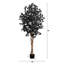 Ficus artificiel noir d'Halloween avec tronc naturel-1771744909
