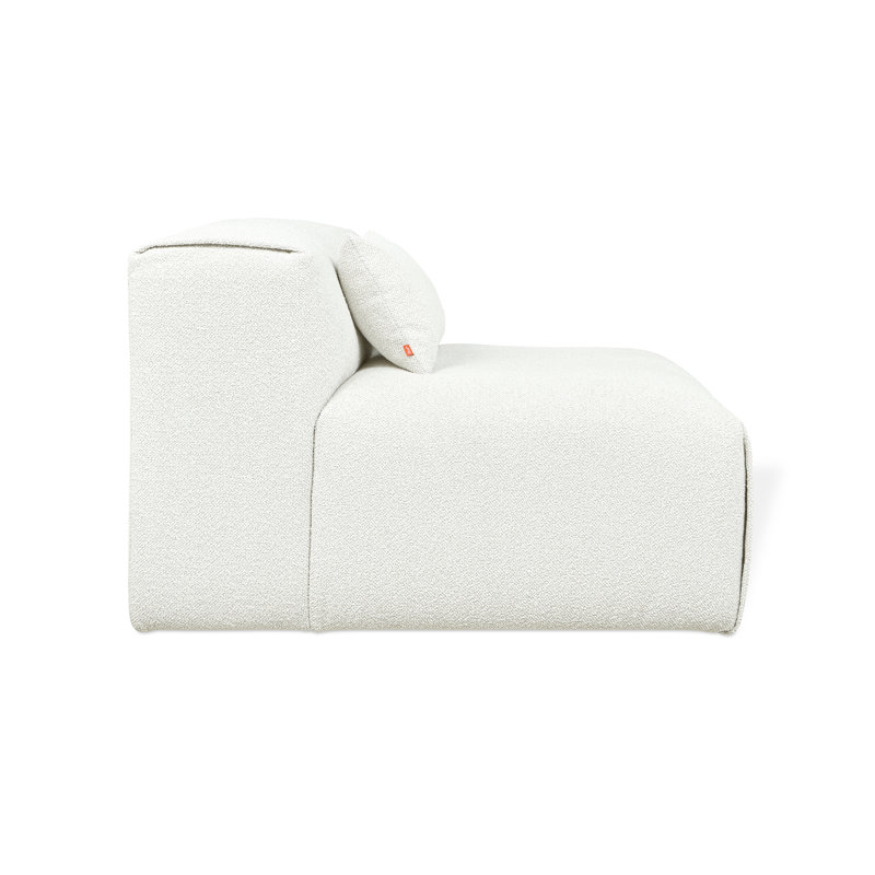 Nest Modular Armless Chair, Morris Bone