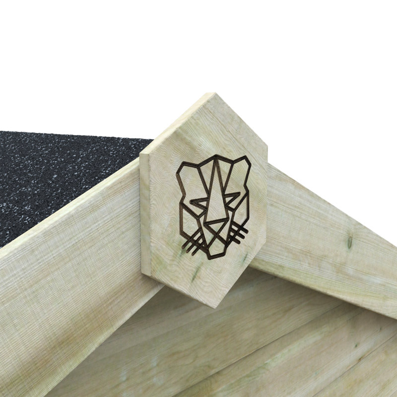 10x8w Tiger Elite Pressure-Treated Apex