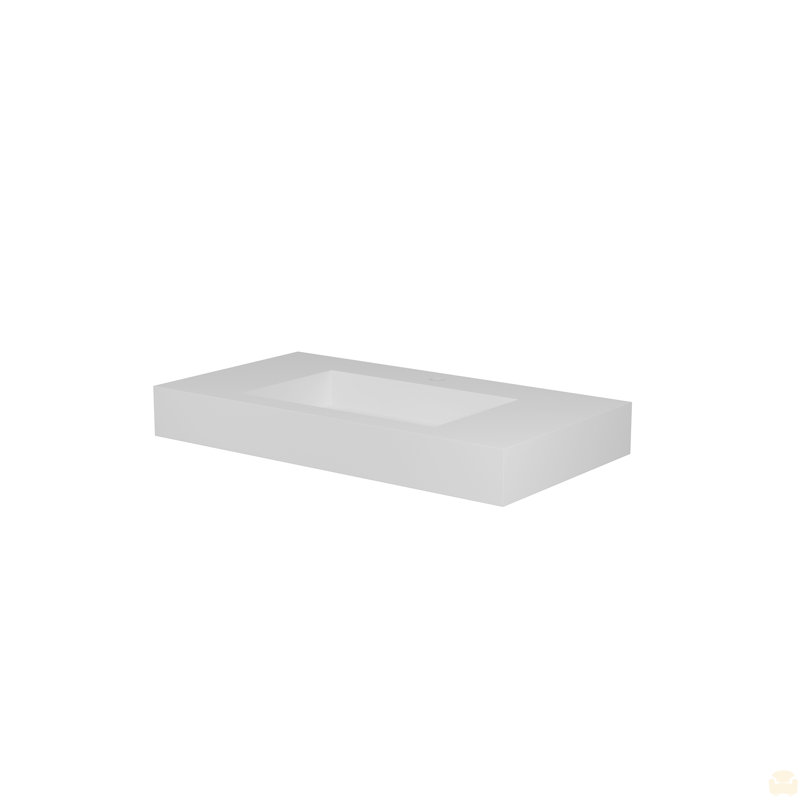 Lavabo à surface solide 35 po
