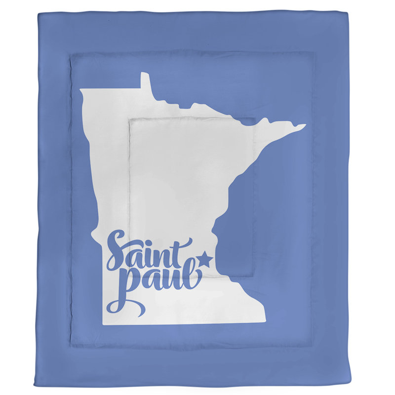 Saint Paul Polyester Comforter, Twin Comforter, Blue