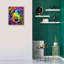 «Irish Wolfhound» par Dean Russo, impression sur toile tendue
