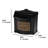 Wallmount Mailbox with Brass Accent-108296417