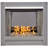 Square Stainless Steel Natural Gas Smokeless Outdoor Fireplace-789254315