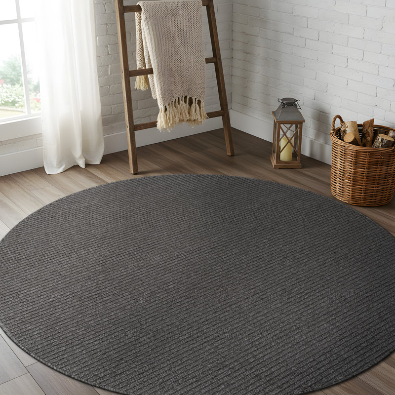 Arturas Non-Slip Area Rug, Round 6'