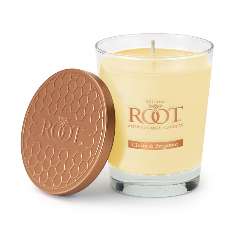 Citron and Bergamot Scented Jar Candle, Jar 10.5 oz.