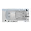 Combinaison de 60 po x 30 po pour le robinet, la lumière, le chauffage et le siège intégré Tucson-23011436-23011437