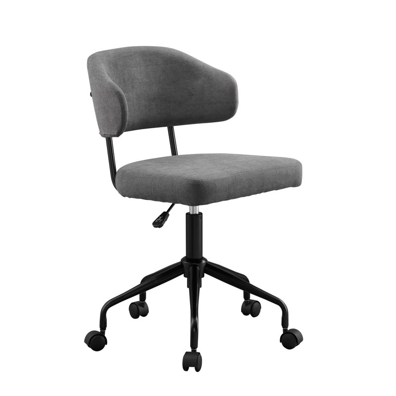 Tessa Swivel Office Chair, Gray