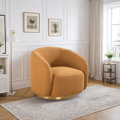Chaise pivotante rembourrée Dove
