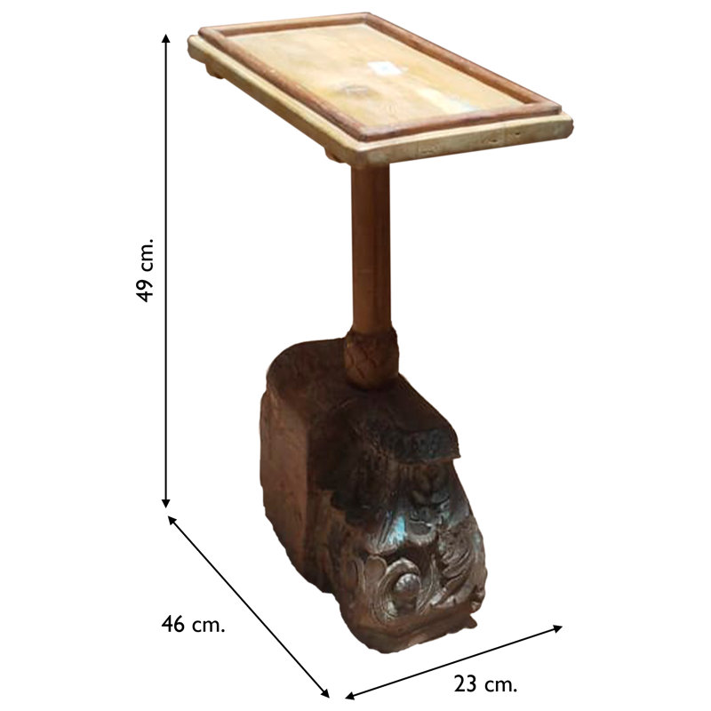 Asahn Solid Wood Frame End Table