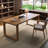 Brown Rectangular Solid Wood desk-108516525