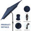 Parasol de marché rectangulaire 10 pi Barrios-529309435