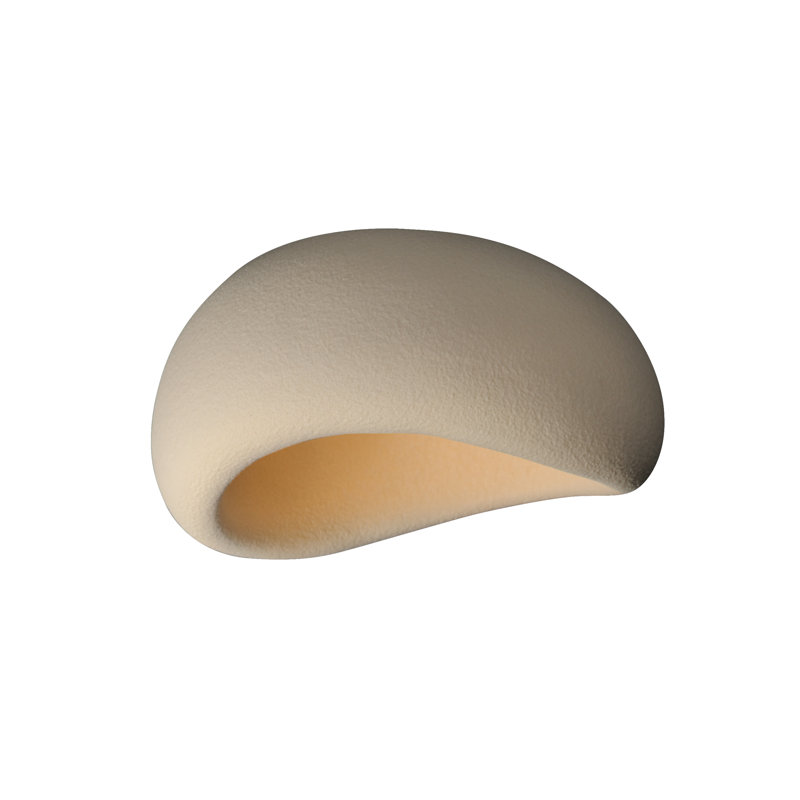 Plafonnier Moeraki, H 8,25 po x l 12,5 po x P 15,75 po