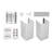 Empava 36" Metal 380 CFM Convertible Wall Range Hood with Baffle Filter