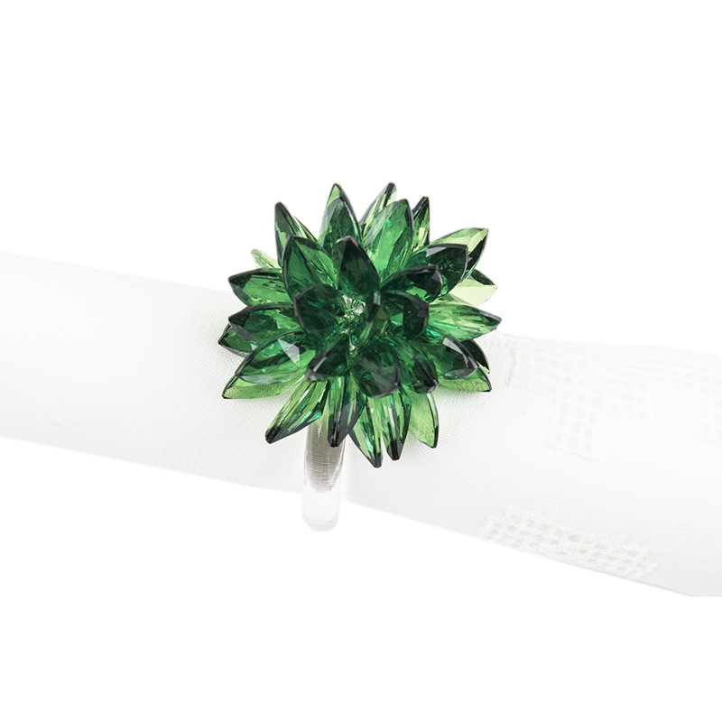 Rond de serviette, Vert