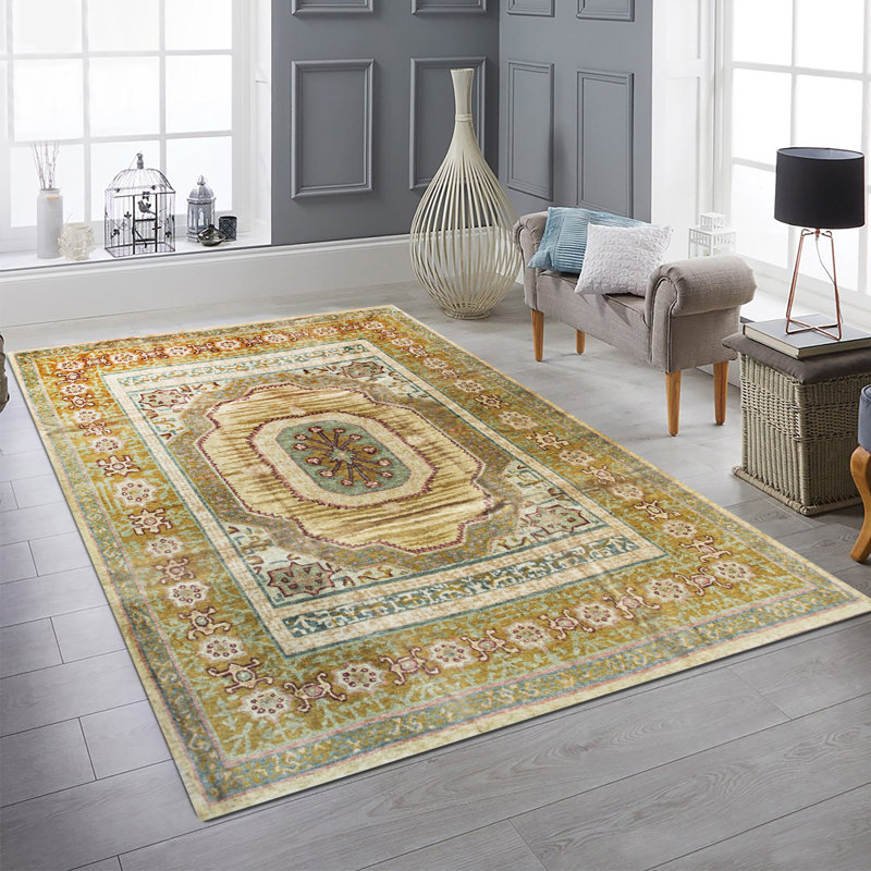Lush Demonte Green Hand Knotted Area Rug
